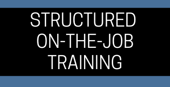 STRUCTURED ON-THE-JOB TRAINING STRUCTURED ON-THE-JOB TRAINING
