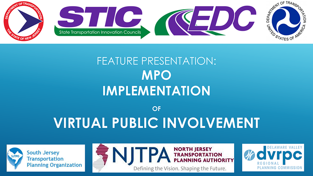 MPO Implementation of Virtual Public Involvement