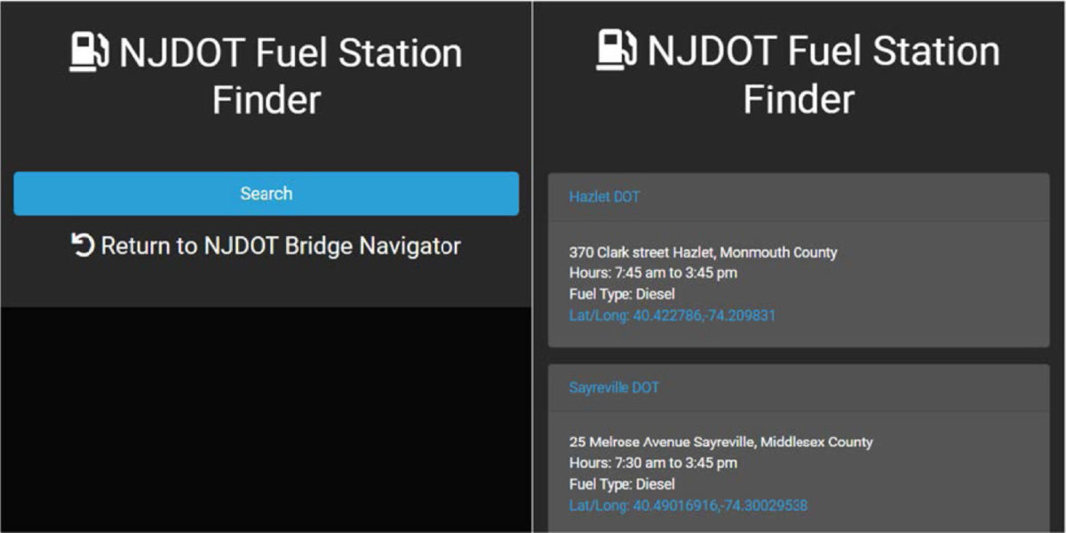 NJDOT Bridge Navigator