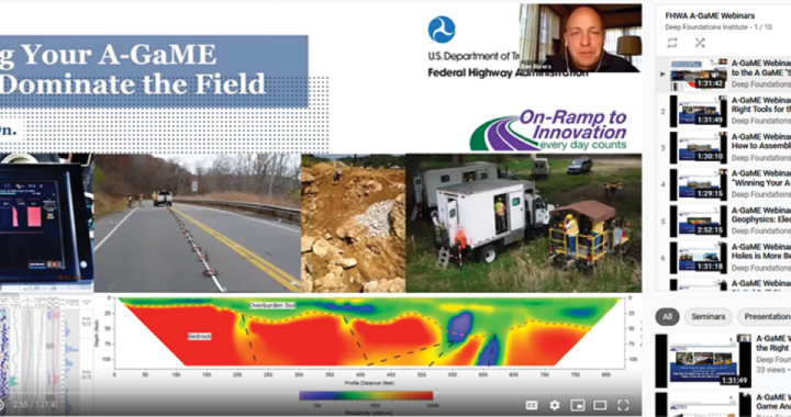 A-GaME’s Webinar Series:  Ready When You Are & Geophysics Users Group Meetings
