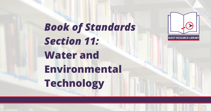 Image Reads: Book of Standards Section 11: Water and Environmental Technology