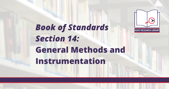 Image Reads: Book of Standards Section 14: General Methods and Instrumentation