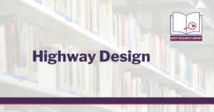 Image reads: Highway Design