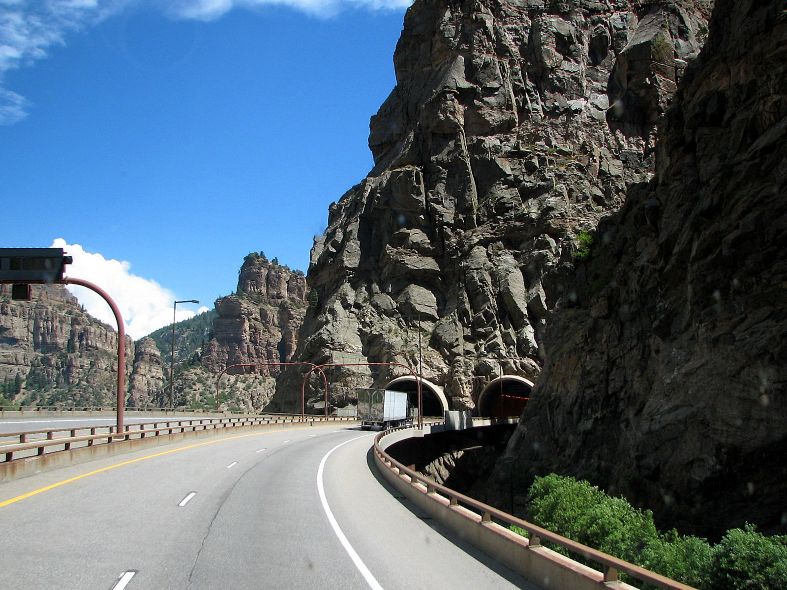 Figure 1. The Hanging Lake Tunnels on I-70 in Colorado were targeted in the state DOT’s resiliency planning. ThreadedThoughts | Flickr