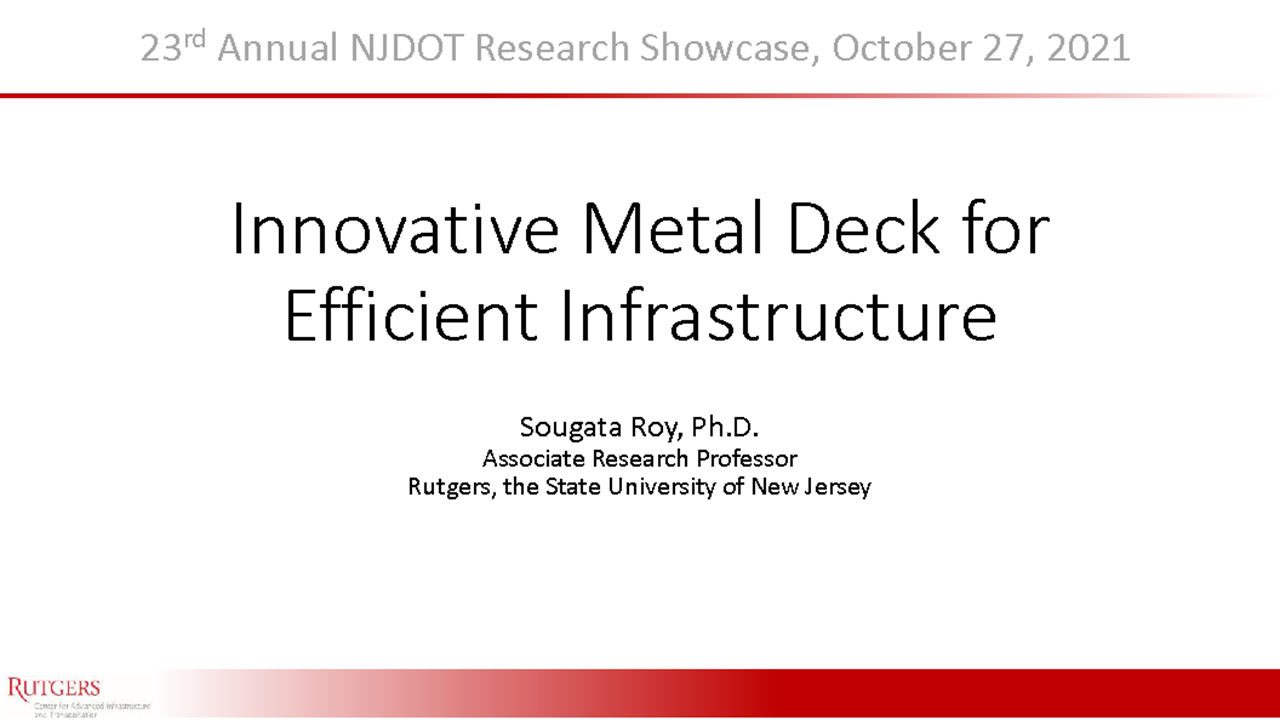 Presentation- Roy- Infrastructure