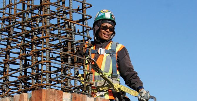 Part of the Carpenters Union, Sisters in the Brotherhood provides advocacy and skills training for women.