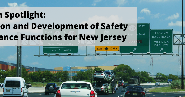 Research Spotlight: Calibration and Development of  Safety Performance Functions for New Jersey