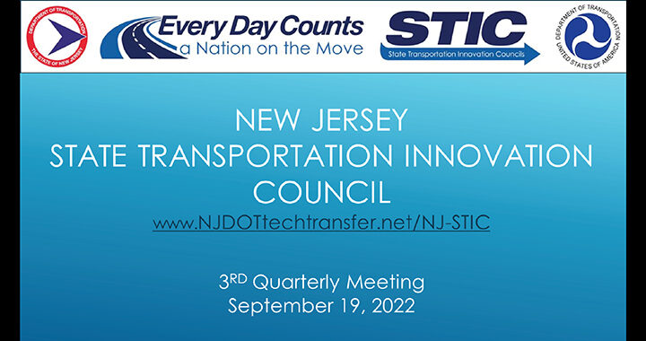 NJ STIC 3rd Quarter 2022 Meeting