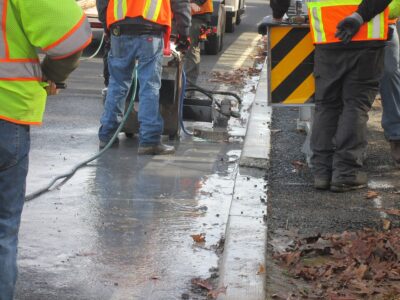 NJDOT Build a Better Mousetrap winner, Sawcut Vertical Curb, is a response to a change in standards requiring existing curbing at guide rails to be reduced in height. This innovation increases safety and cost savings.