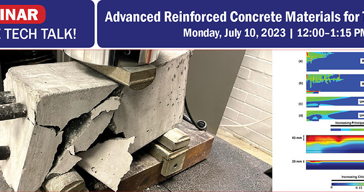 Lunchtime Tech Talk! Webinar: Advanced Reinforced Concrete Materials for Transportation Infrastructure