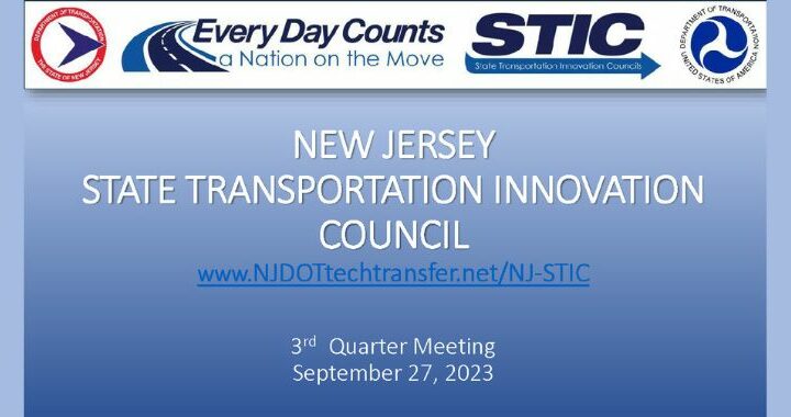 NJ STIC 3rd Quarter 2023 Meeting