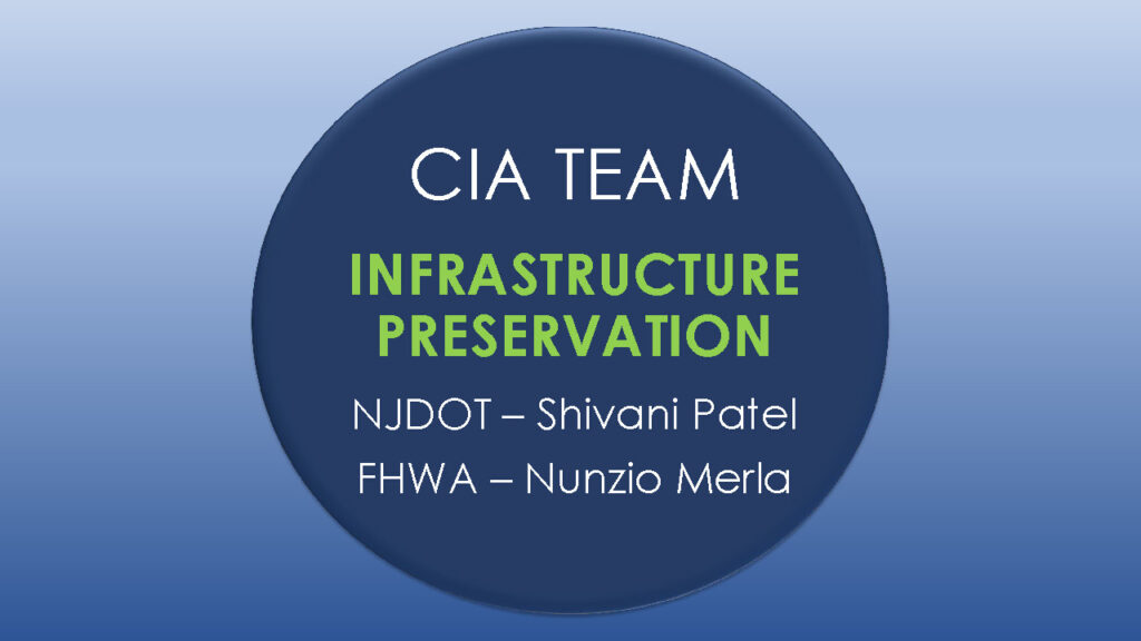 CIA Team Update: Infrastructure Preservation