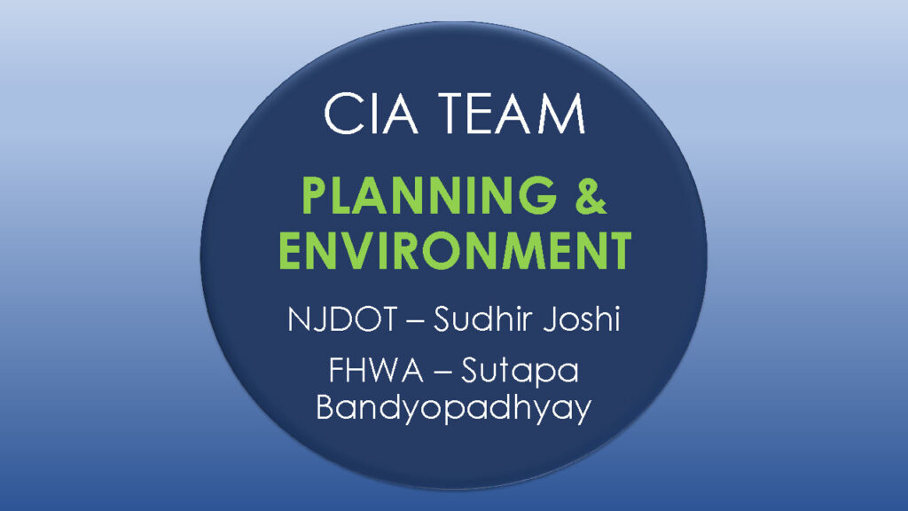 CIA Team Update: Planning & Environment