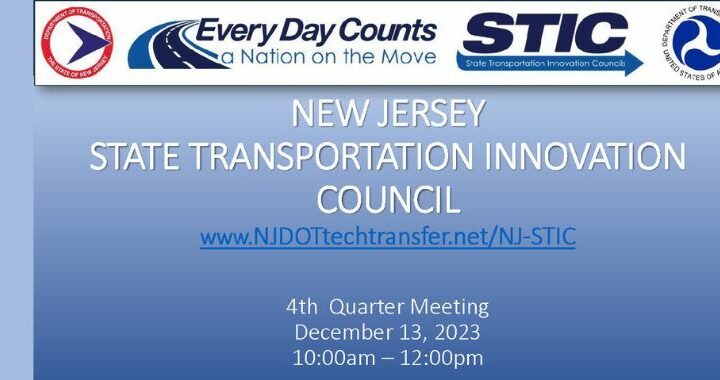 NJ STIC 4th Quarter 2023 Meeting