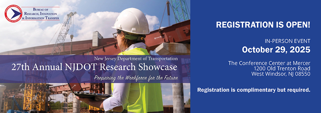 27th Annual NJDOT Research Showcase – Register Now!